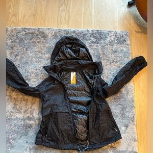 Free People Packable Rain Hoodie Jacket
